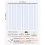 VEVOR Clear PVC Strip Curtain, 2.1 m Height x 1.8 m Width x 2 mm Thickness, 12 PCS Walk in Freezer Cooler Curtain Strips, Smooth