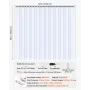 VEVOR Clear PVC Strip Curtain, 2.4 m Height x 2.1 m Width x 2 mm Thickness, 14 PCS Walk in Freezer Cooler Curtain Strips, Smooth