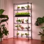 VEVOR Plant Shelf with Grow Light, 6-Tier Indoor Plant Stand, 180cm Tall Indoor Plants Display Rack with Wheels & Timer, 150W 38