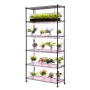 VEVOR Plant Shelf with Grow Light, 6-Tier Indoor Plant Stand, 180cm Tall Indoor Plants Display Rack with Wheels & Timer, 150W 38