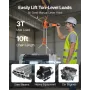 manuel kædetalje, 3T 3000KG Kapacitet Heavy Duty Comeong, 3M