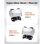 Engine Motor Mount Kit Replacement, Set of 2, Compatible with 2007–2013 Chevrolet Silverado 1500 5.3L V8, Replace OE A5365, A536