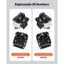 Engine Motor Mount Kit Replacement, Set of 2, Compatible with 2007–2013 Chevrolet Silverado 1500 5.3L V8, Replace OE A5365, A536