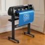 VEVOR vinylskærermaskine, 720 mm maks. fremføringsbredde, dobbeltblade, justerbar kraft og hastighed, LED-skærm,