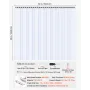 Clear PVC Strip Curtain, 2.4 m Height x 1.5 m Width x 2 mm Thickness, 10 PCS Walk in Freezer Cooler Curtain Strips, Smooth Water