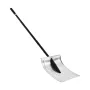 Snow Shovel for Driveway, 40cm Wide Aluminum Alloy Snow Shovel, Non Slip Grip, Large Capacity Snowplow Shovels, Detachable & Lig