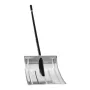 Snow Shovel for Driveway, 40cm Wide Aluminum Alloy Snow Shovel, Non Slip Grip, Large Capacity Snowplow Shovels, Detachable & Lig