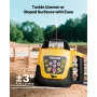 VEVOR Rotary Laser Level Kit, rød stråle 300 m rækkevidde hældning Justerbar 360-graders roterende selvnivellerende, fleksibel