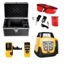 VEVOR Rotary Laser Level Kit, rød stråle 300 m rækkevidde hældning Justerbar 360-graders roterende selvnivellerende, fleksibel