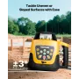 Rotary Laser Level Kit, Green Beam 500m Range Slope Adjustable 360-Degree Spinning Self Leveling, Flexible Scanning Angle & IP54