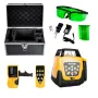 VEVOR Rotary Laser Level Kit, Green Beam 500m Range Slope Adjustable 360-Degree Spinning Self Leveling, Flexible Scanning Angle 