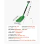 VEVOR Snow Shovel for Driveway, 21.5cm Wide Aluminum Alloy Snow Shovel with T-shaped Handles, Large Capacity Snowplow Shovels, P