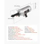 bærbar dækperlesæde, 1,6 Gal / 6 L Air Bead Blaster, håndholdt