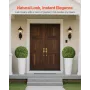 Artificial Topiary Ball, 584mm Faux Boxwood Plant Balls, Fake Silk Tree Look Real, Easy Assembly for Decor Front Porch Outdoor P