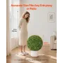 kunstig topiary bold, 584 mm kunstige buksbom plantebolde