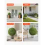 kunstig topiary bold, 584 mm kunstige buksbom plantebolde