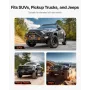 Electric Winch, 5400 kg Load Capacity, 12V DC Truck Winch with Φ9.1 mm x 23 m Synthetic Rope, Wireless & Wired Remote Control, I