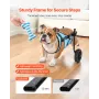 VEVOR Dog Wheelchair for Back Legs, Adjustable 2 Wheels Pet Wheelchair, Lightweight Dog Cart with Shock-Absorbing Wheels, Mobili