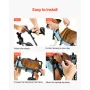 Dog Wheelchair for Back Legs, Adjustable 2 Wheels Pet Wheelchair, Lightweight Dog Cart with Shock-Absorbing Wheels, Mobility Sup