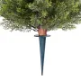 kunstige topiary cyprestræer med jordspyd, 2 sæt 406 mm
