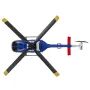 RC Helicopter, 2.4GHz 4-Propeller Remote Control Helicopter with 6-Axis Gyro, 4-Channel RC Airplane for Beginner, LED Light & On