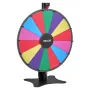 VEVOR 610 mm Spinning Prize Wheel, 14 Slots Spinning Wheel with Stand, Adjustable Height Win Fortune Roulette with a Dry Erase a