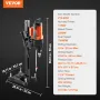 Diamond Core Drill Machine Concrete Core Drill Rig Casters 3200W 750RPM