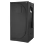 Indoor Grow Tent Kit, 100 x 100 x 200 cm, Indoor Plant Tent with Full Spectrum LED Grow Light & Ventilation System, 600D High Re