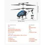 VEVOR RC-helikopter, 2,4 GHz flyvende fjernbetjeningshelikopter, 3,5-kanals RC-fly til børn, 16 minutter flyvetid, højde Hol