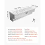 Truck Bed Værktøjskasse, Heavy Duty Aluminium Værktøjskasse med