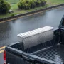VEVOR Truck Bed Værktøjskasse, Heavy Duty Aluminium Værktøjskasse med Slidbanemønstre, Opbevaringsværktøjskasse