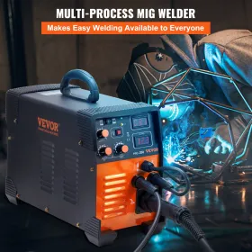 MiG Welder 200 Amp MiG Lift Tig Arc Welder 3 i 1 Welder Welding Machine 220V Tig Welder Lift Arc Welder MMA Stick IGBT DC