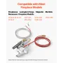 Gas Pilot Assembly, OE 14D0477, LPG8404, SRV14D0477 Fireplace Gas Pilot Assembly Kit, LPG Ignition Replacement, Compatible with 