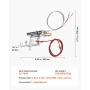 VEVOR Gas Pilot Assembly, OE 14D0477, LPG8404, SRV14D0477 Fireplace Gas Pilot Assembly Kit, LPG Ignition Replacement, Compatible