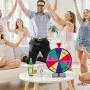305 mm Spinning Prize Wheel, 10 Slots Spinning Wheel with Stand, Tabletop Win Fortune Roulette with a Dry Erase and 2 Markers, 5