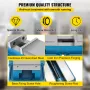 Non Swivel Milling Lockdown Vise 4 Inch Precision Bench Clamp 100mm Width Drill Press Clamp 4 Inch Jaw Opening for Finishing Mil