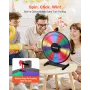VEVOR 457 mm Spinning Prize Wheel, 14 Slots Spinning Wheel with Stand, Tabletop Win Fortune Roulette with a Dry Erase and 2 Mark