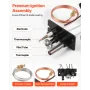 Gas Pilot Assembly, OE 69L17, 69L1701, 904405, J4117, 108084-02 Fireplace Gas Pilot Assembly Kit, Natural Gas Ignition Replaceme