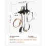 VEVOR Gas Pilot Assembly, OE 69L17, 69L1701, 904405, J4117, 108084-02 Fireplace Gas Pilot Assembly Kit, Natural Gas Ignition Rep
