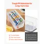 stabelbare plastbeholdere, 37,7 x 21,5 x 18 cm (6 pakke)