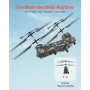 RC Helicopter, 2.4GHz Military Remote Control Helicopter, 3.5 Channel RC Airplane for Kid, 20 Mins Flight Time, One-Key Takeoff/