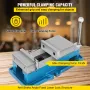 Non Swivel Milling Lockdown Vise 4 Inch Precision Bench Clamp 100mm Width Drill Press Clamp 4 Inch Jaw Opening for Finishing Mil