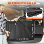 Camping Kitchen Table, One-piece Folding Portable Cook Station with A Carrying Bag, Long Aluminum Camping Table 3 Side Tables, 2