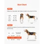 Dog Wheelchair for Back Legs, Adjustable 2 Wheels Pet Wheelchair, Lightweight Dog Cart with Shock-Absorbing Wheels, Mobility Sup