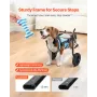 VEVOR Dog Wheelchair for Back Legs, Adjustable 2 Wheels Pet Wheelchair, Lightweight Dog Cart with Shock-Absorbing Wheels, Mobili