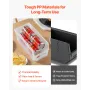 stabelbare plastbeholdere, 27,6 x 14 x 13 cm (8-pak)