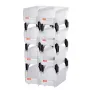 Plastic Stackable Storage Bins, 27.6 x 14 x 13 cm (8 Pack), Plastic Containers for Organizing & Storage Bins for Closet, Garage,