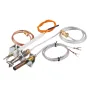 Gas Pilot Assembly, OE 4021-732, 25660 Fireplace Gas Pilot Assembly, Natural Gas Ignition Replacement with Pilot Tube, Thermocou