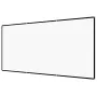 Projector Screen, 3048 mm 16:9 4K 1080 HD Projection Screen, Wall Mounted Projection Dispaly Projector with 8 Hooks and Double-S