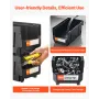 VEVOR stabelbare plastbeholdere, 37,7 x 21,5 x 18 cm (12 pakke), plastbeholdere til organisering og opbevaringsspande til garage